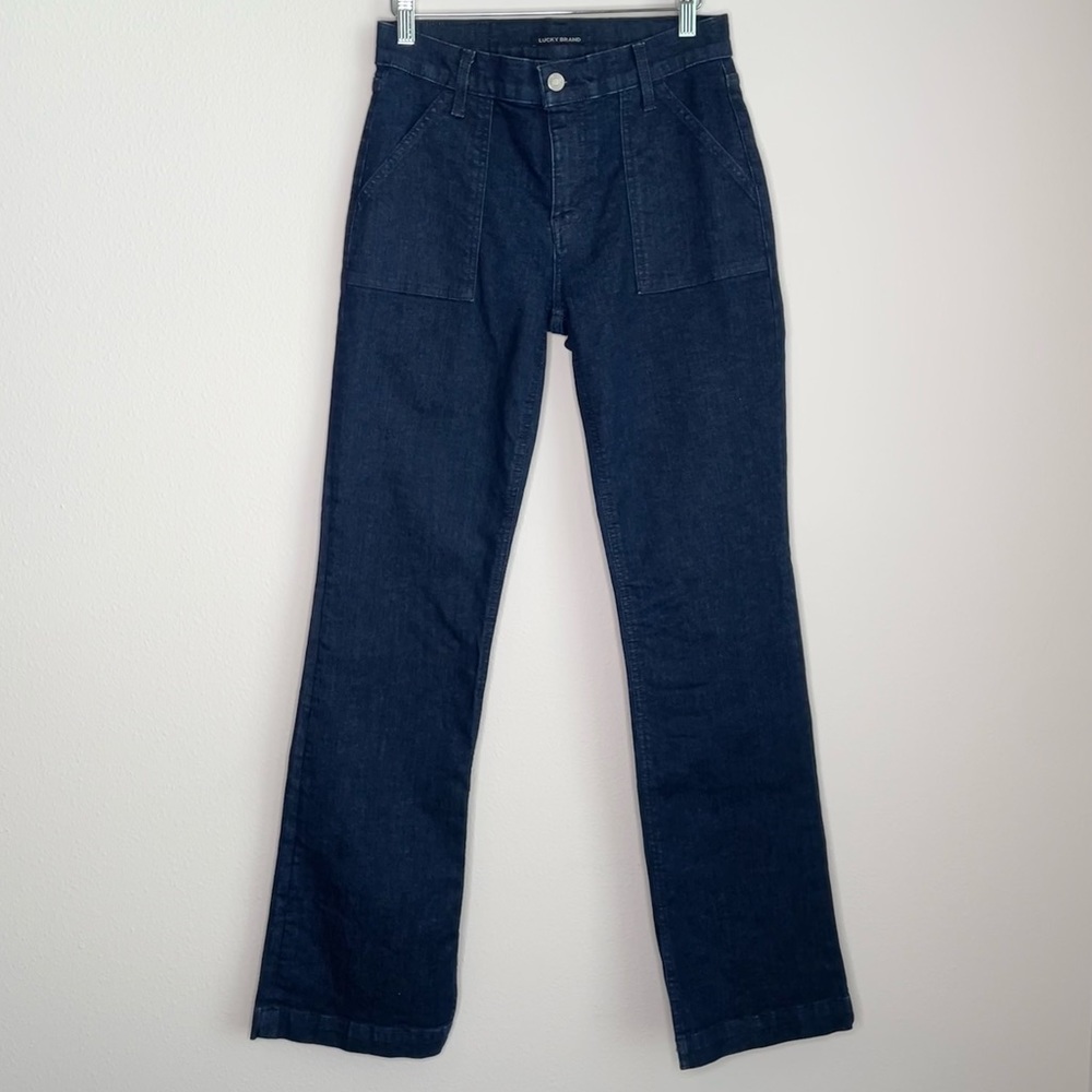 Lucky Brand Ava mid rise dark wash boot cut jeans